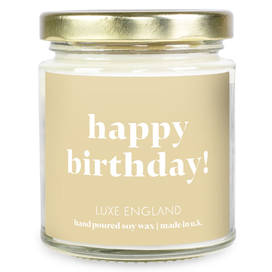 Message Candle (happy birthday)
