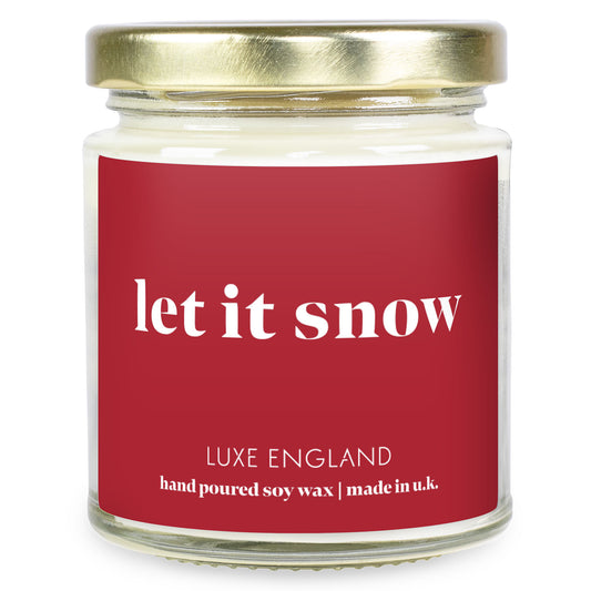 Message Candle (let it snow)