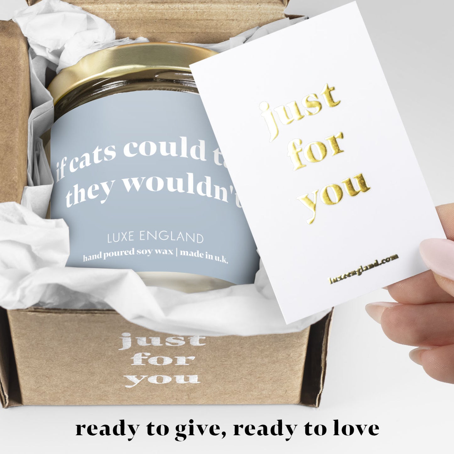 Message Candle (if cats could talk, they wouldn't)