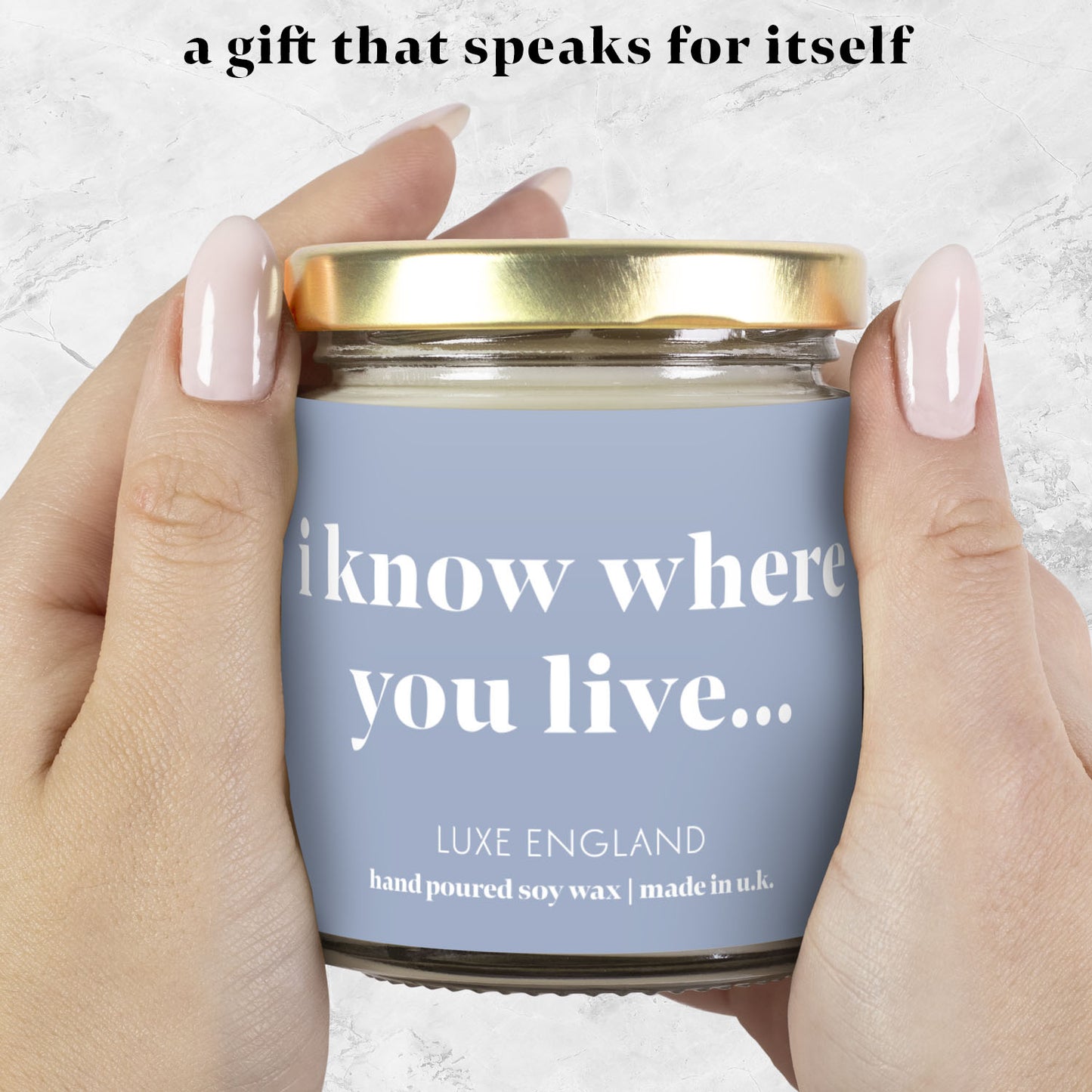 Message Candle (i know where you live)