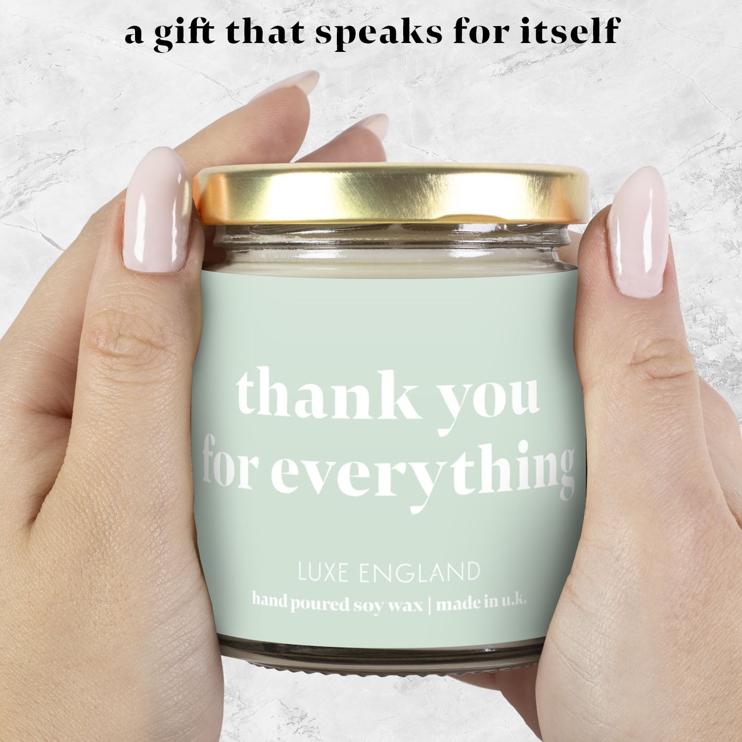 Message Candle (thank you for everything)